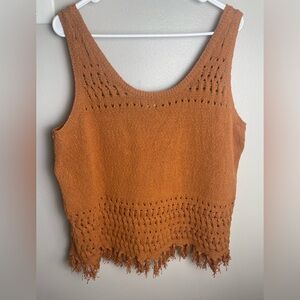 a.n.a Terracotta Knit Tank Top